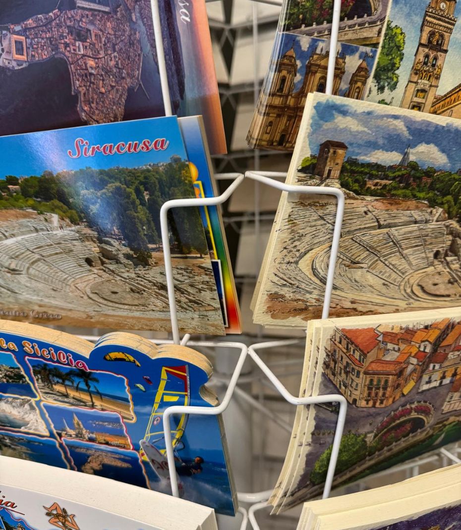 souvenir siracusa cartoline